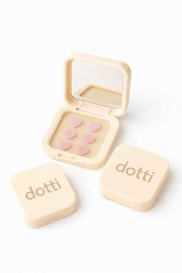 Pimple Patches Hydrocolloid for Face – Acne Spot Treatment Stickers – Invisible Zit Dots for Breakouts – Day & Night – 24 Count – DOTTI (Pink Heart)