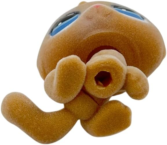 Custom Flocked Pet Shop Toy Fuzzy Animal Figure Short Hair Cat Kitty Kitten Deer OOAK (#47)