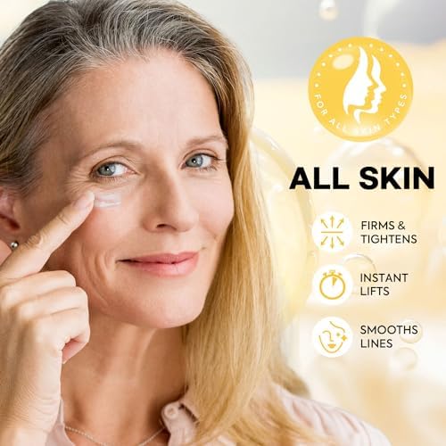 Instant Under-Eye-bag Tightening Cream: Temporary Eye Bags Tightener and Remover for Men & Women 50+ - Rapid Eye Puffiness Reducer, Wrinkle Smoothing & Lifting, Firming Treatment Cream,15ml