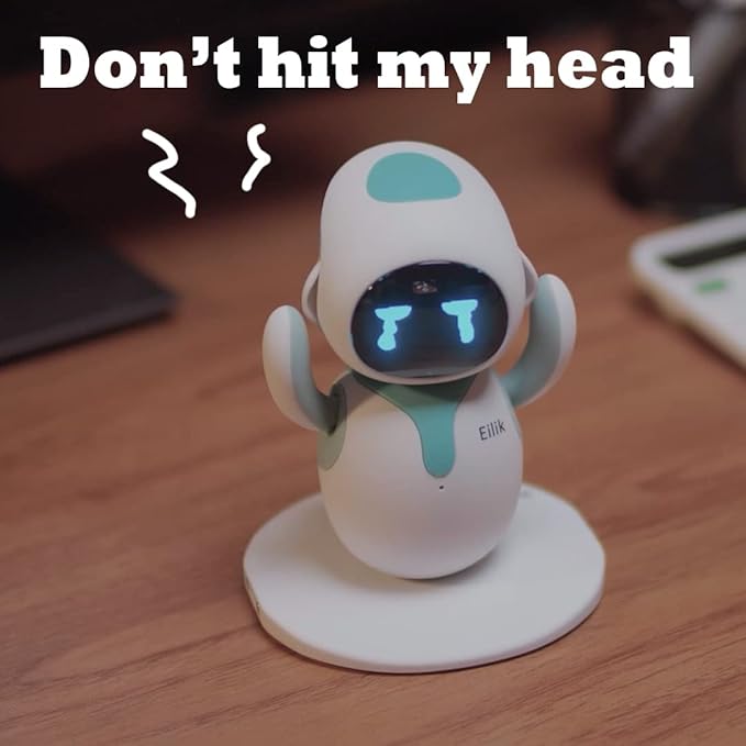 Eilik – Cute Robot Pets for Kids and Adults, Your Perfect Interactive Companion at Home or Workspace, Unique Gifts for Girls & Boys.