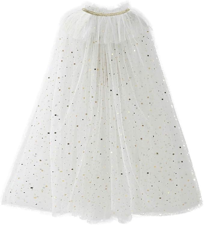 FKKFYY Rainbow Cape Cloak for Girl Princess