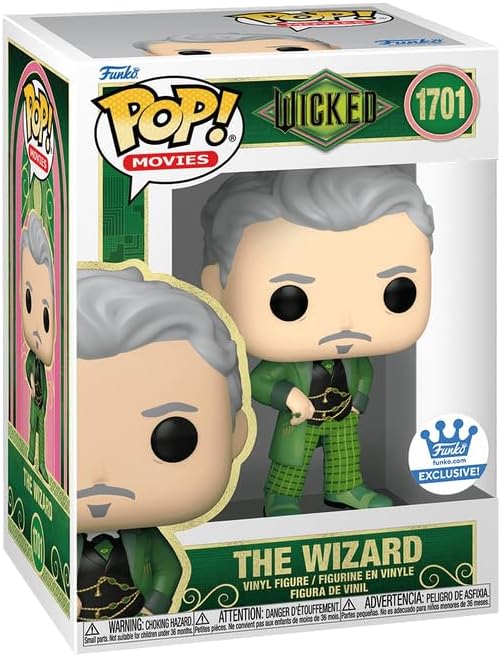 Funko Pop! Wicked The Wizard Vinyl Figure, 4.15 inches