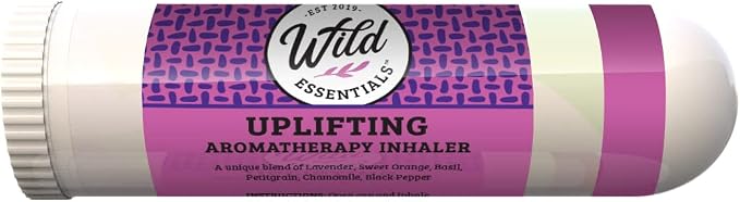 Wild Essentials Cheerful 6 Aromatherapy Nasal Inhaler Multi Pack Made with 100% Natural, Therapeutic Grade Essential Oils to Keep You Happy and uplifted