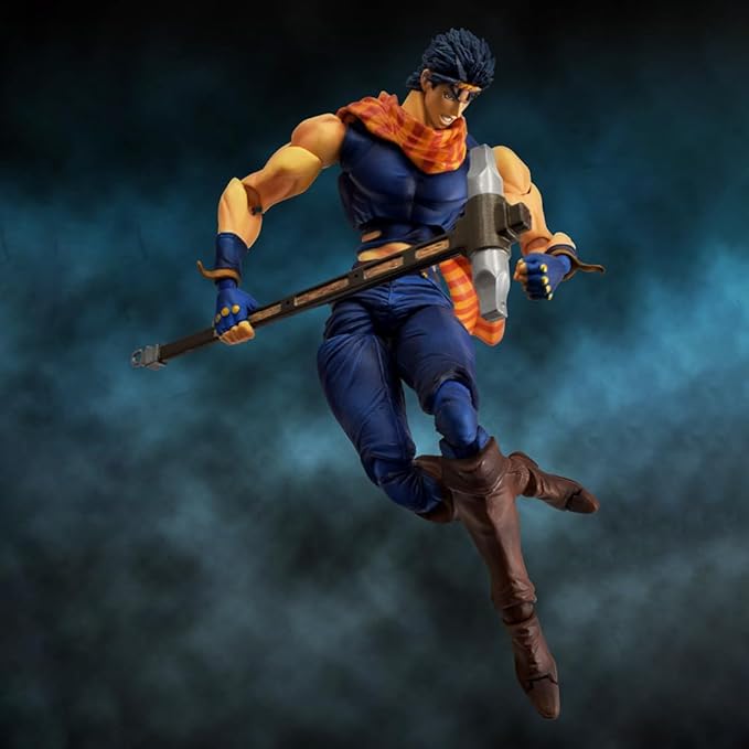 JJBA Figure Joseph Joestar Super Action Statue 6.69" Movable Anime Figurine Joseph Joestar Action Figure Desktop Decoration Collectibles Gift