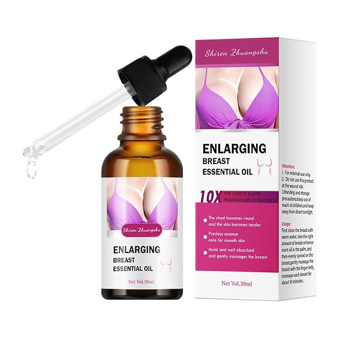 Natural Breast Care Oil & Firming Serum – Organic Essence for Women – Nourishing Massage Oil for Skin Elasticity & Tightening Appearance (1)