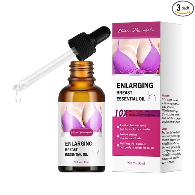 Natural Breast Care Oil & Firming Serum – Organic Essence for Women – Nourishing Massage Oil for Skin Elasticity & Tightening Appearance (3)