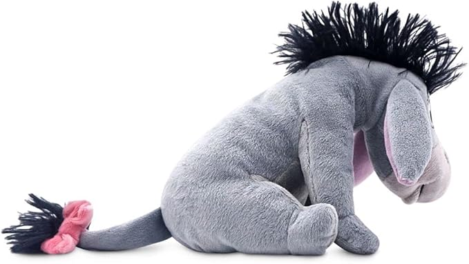DISNEY STORE Official Mini Bean Bag Plushies - Eeyore - Cute Stuffed Animal with Detailed Sculpting, Embroidered Features, Bean Bag Bottom Plush Toys for Kids