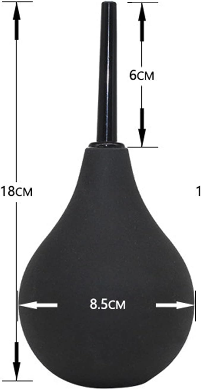 Premium Vaginal Douche and Enema Cleaner，Enema Bulb for Men, Anal Douche for Women,Say Goodbye to Discomfort and Odor (220-black)