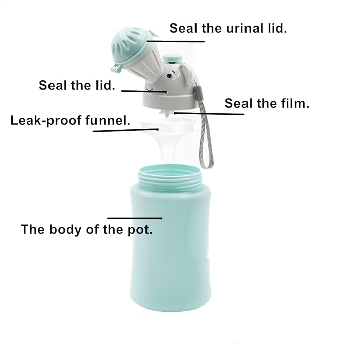 Travel Potty, Urinal Emergency Toilet, Children's Emergency Toilet, Portable Elephant Leakproof Urinal for Camping Car Travel and Kid Potty Pee Training (boy)