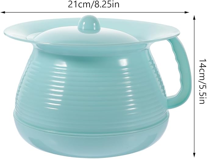Portable Spittoon with Lid: Toddler Training Potty - Bedside Urinal for Seniors Hospital Patients