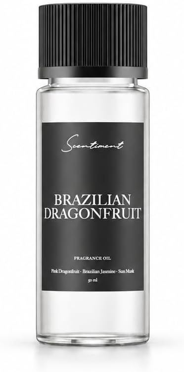 Scentiment Brazilian Dragon Fruit Diffuser Oil – Dragon Fruit, Citrus & Soft Musk – Sweet, Fruity & Tropical Fragrance Oil for Cold Air Diffusers – 1.69 fl oz (50 mL)