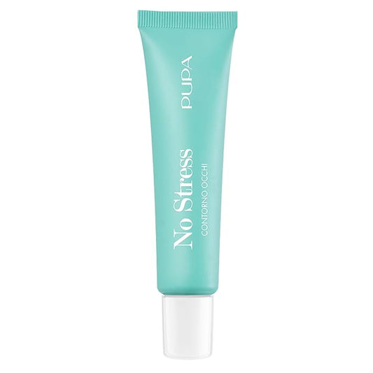 Pupa Milano No Stress Eye Contour, 0.5 oz - Hydrating Eye Cream - Under Eye Cream with Hyaluronic Acid - Eye Cream for Puffiness and Dark Circles