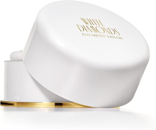 Elizabeth Taylor Body Powder for Women, Fragrance with Body Puff, White Diamonds, 2.6 Oz