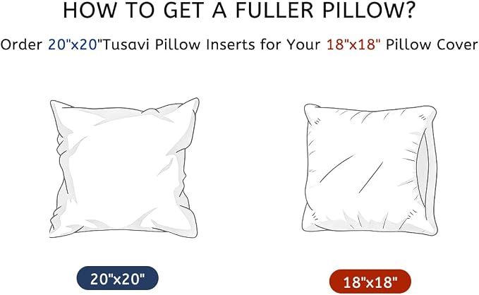 24"x24"Pillow Inserts Set of 2 with 100% Cotton Cover Decorative Square Throw 24 Pillows for Couch, Sofa and Bed - White(2, 24x24)