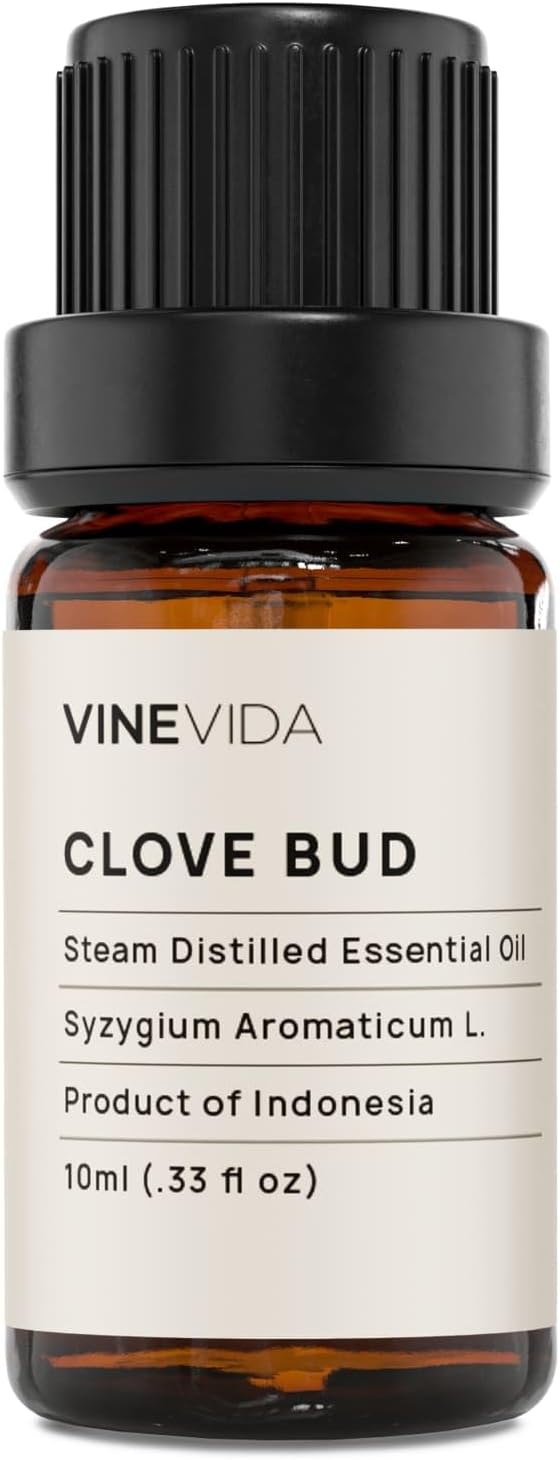 VINEVIDA Clove Essential Oil - Undiluted Clove Oil - Candle Scent - DIY Candle Scents - 10 mL for Candlemaking, Soap Making