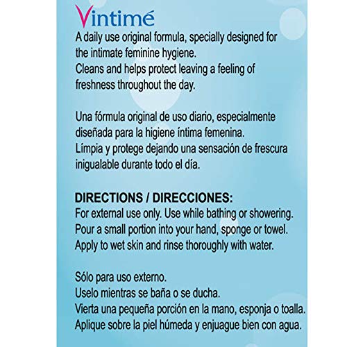 Vintime Feminine Wash for Sensitive Skin 16oz
