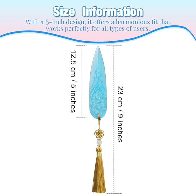 5 Inches Soft Plastic Translucent Dagger Props Safe and Cut-Proof for Cosplay and Halloween Party