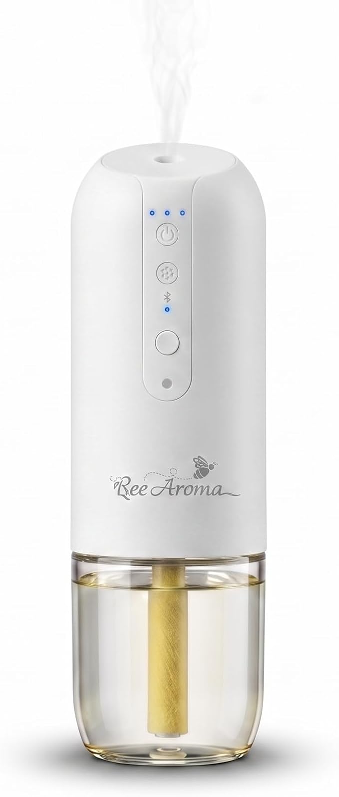 Cold Air Diffuser Machine for Home & Office – Waterless Aroma Diffuser, 150ml Capacity, Covers up to 100m², Bluetooth Control, Plug-in Hotel Style Scent System (White)