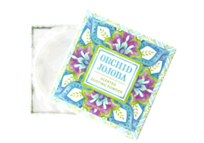 Greenwich Bay Trading Co. Scented Dusting Powder, 4 Ounce, Orchid Jojoba