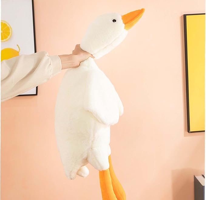 Giant Goose Stuffed Animal Soft Large Stuffed Duck Plush Toy Cute Goose Hugging Pillow Birthday Party Gifts for Kids Boys Girls