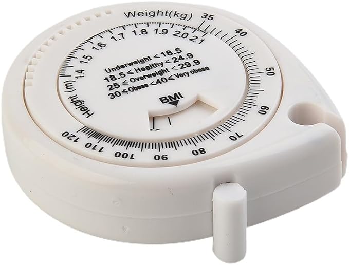 Brand New Hot Sale Protable Tape Measure Retractable 150 Cm Accurate Body Mass Index Calculator Diet Tape High Quality