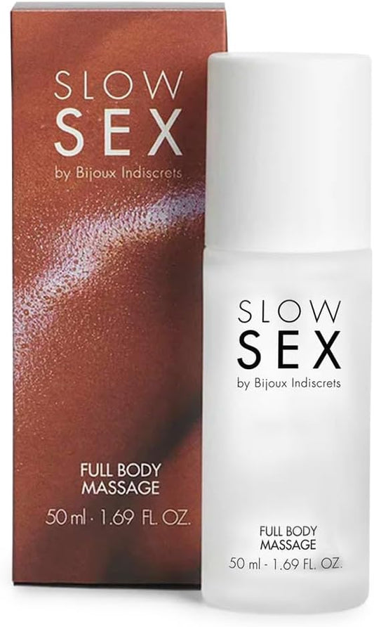 Bijoux Indiscrets Full Body Massage Gel – Coconut Aroma Hydrating Gel for Erotic Massage & Intimate Touch – Silky Long-Lasting Glide – Toy-Compatible – Slow Sex Collection – 50ml