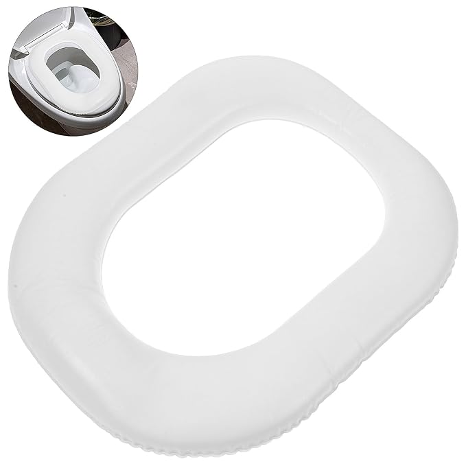 TOYANDONA Portable Toilet Seat Cover with Pu Waterproof Cushion Space-Saving Travel Toilet Seat Pad for Soft and Comfortable for Boys