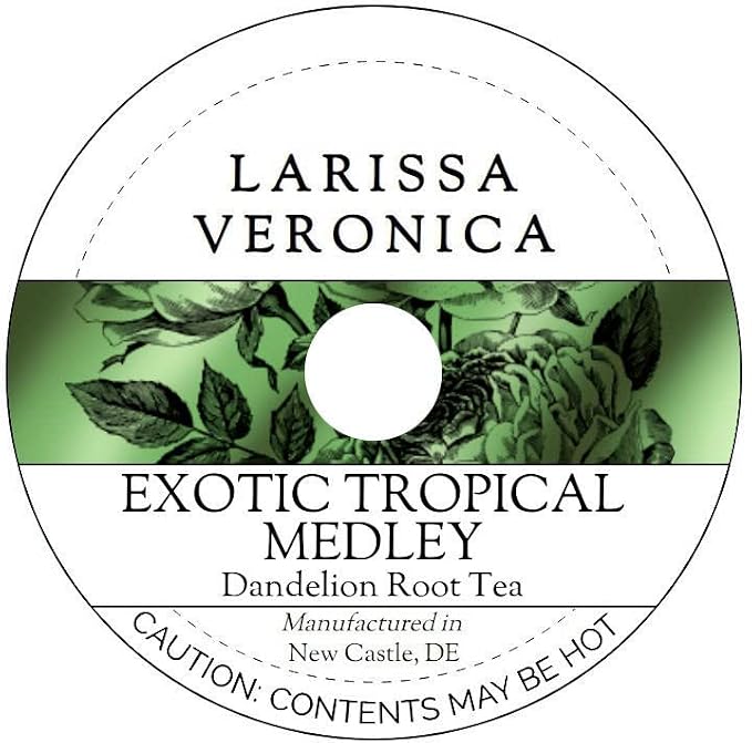 Exotic Tropical Medley Dandelion Root Tea (Single Serve K-Cup Pods) (12 pods, ZIN: 572675)