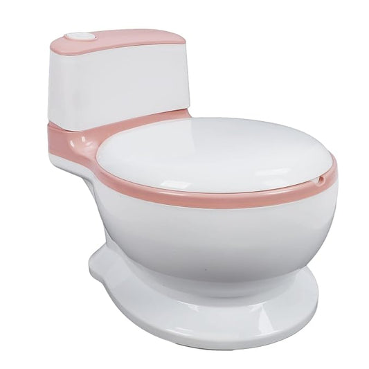 Adjustable Portable Kids Potty Training Seat, Ergonomic and Safe Children's Toilet with Removable Potty Pot, Comfortable Non Slip Design for Home and Travel(Pinkest)