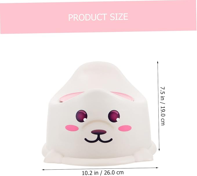 Baby Thicken Toilet Portable Potty for with Cover Lightweight Travel Training Toilet 11.81X10.23X7.48In Comfortable for Home Use