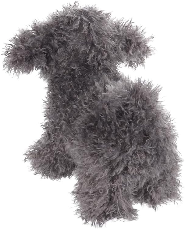 Apricot Lamb Toys Plush Dark Grey Poodle Dog Puppy Stuffed Animal Soft Cuddly Perfect for Child