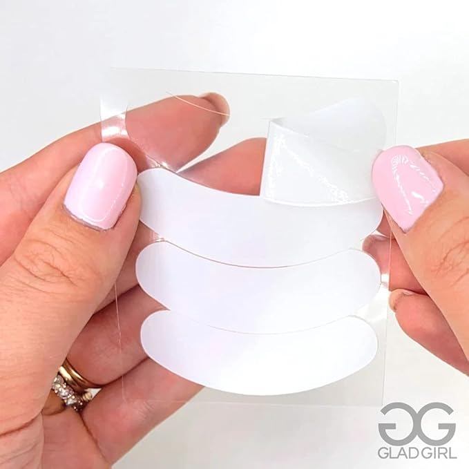 Glad Lash Lash Pro Gel Lint Free Patches for Eyelash Extensions - 10 Pairs per Quantity, 2” x 0.5”