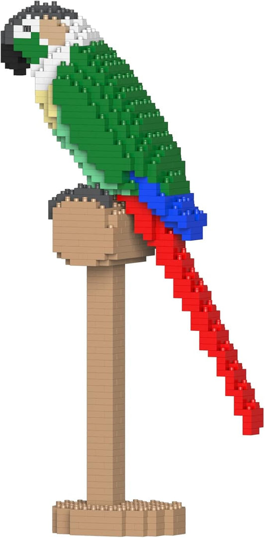 JEKCA Green Cheek Conure 01S-M02 | Parrot Plastic Building Blocks | Age 14+