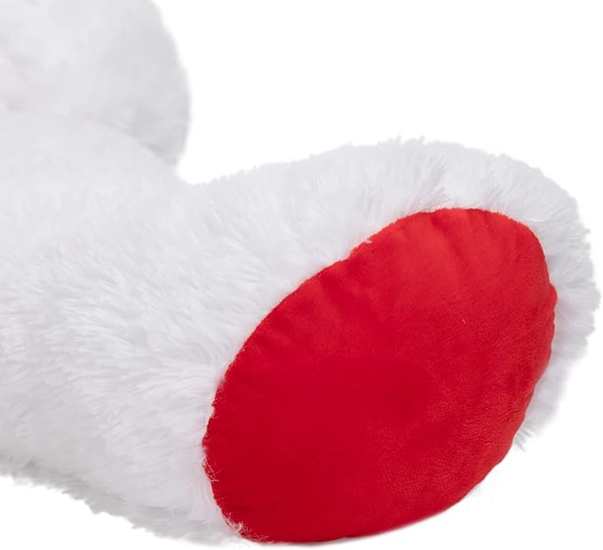 Huge Teddy Bear Stuffed Animal Giant Teddy Bear Plush with Red Ribbon Bow Plush Toy Gift for Girlfriend and Kids 36 inch White