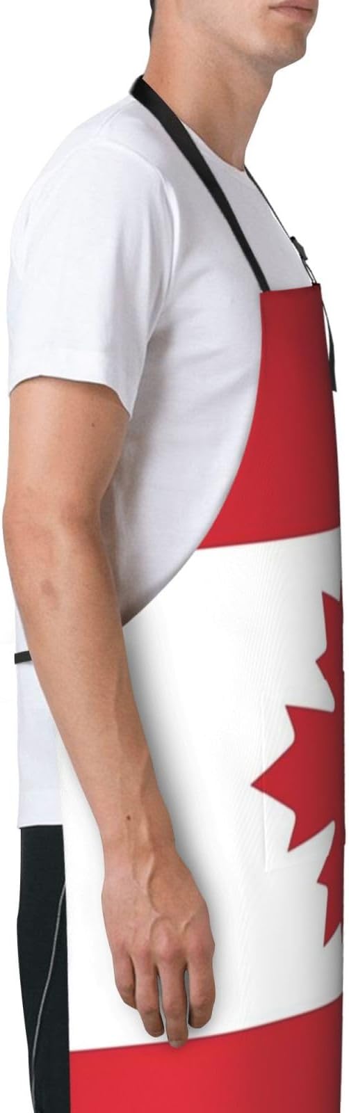 Cute Flag Kitchen Cooking Aprons for Women Men Adjustable Patriotic Flag Apron with 2 Pockets for Home Kitchen Garden