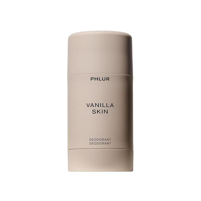 PHLUR Vanilla Skin Natural Deodorant, 1.76 Oz - Aluminum Free | Deodorant for Women & Men, Long Lasting Odor Protection with Vanilla, Sandalwood & Pink Apple, Deodorant Stick