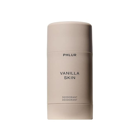 PHLUR Vanilla Skin Natural Deodorant, 1.76 Oz - Aluminum Free | Deodorant for Women & Men, Long Lasting Odor Protection with Vanilla, Sandalwood & Pink Apple, Deodorant Stick