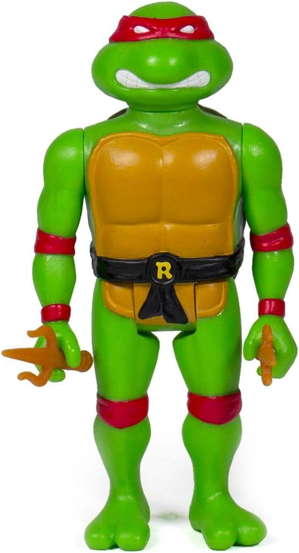 Super7 Teenage Mutant Ninja Turtles Raphael 3.75 in Reaction Figure