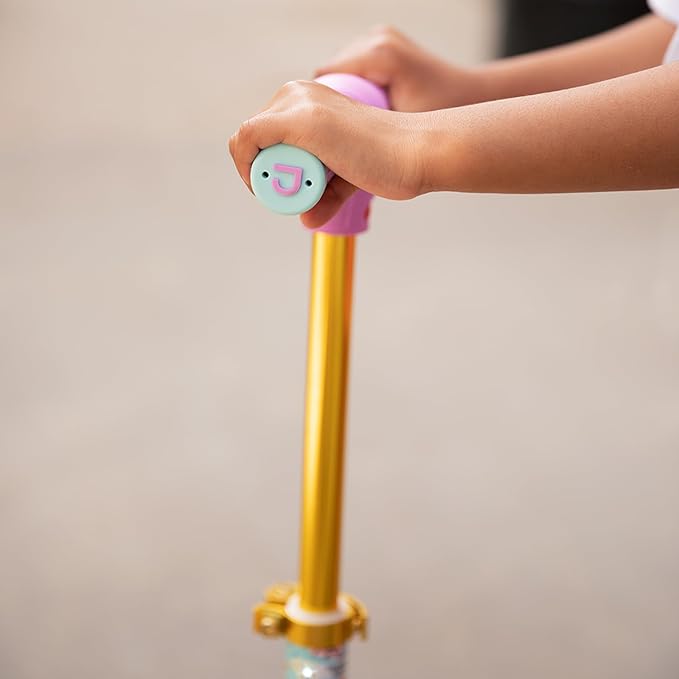 Jetson Character Kids Kick Scooter, LED Lights on Stem & Light-Up Wheels, Lightweight Frame, Height-Adjustable Handlebar, Lean-to-Steer System, Easy-Fold Mechanism