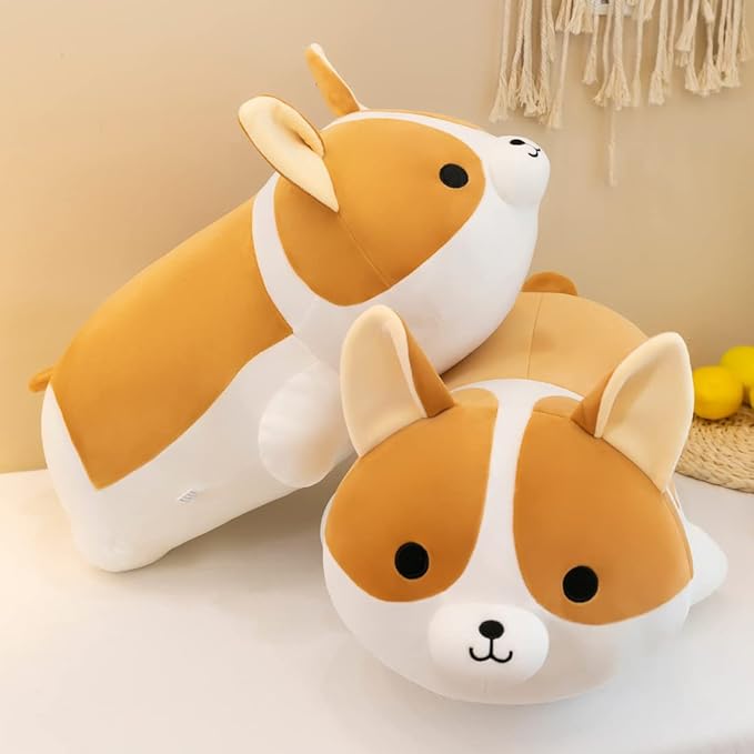 Corgi Stuffed Animal Soft Corgi Dog Plush Toys, Cute Shiba Inu Akita Plush Pillow Gifts for Kids and Girls(31.4inch/80cm)…