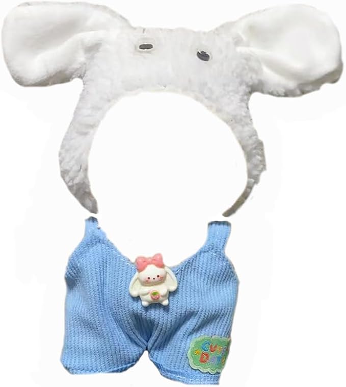 Clothes Set for 17cm Doll, 5 Pack Clothes & Outfit Pack for 17cm Dolls, Dolls Accessories for Collectors, No Doll Included (Set 3)