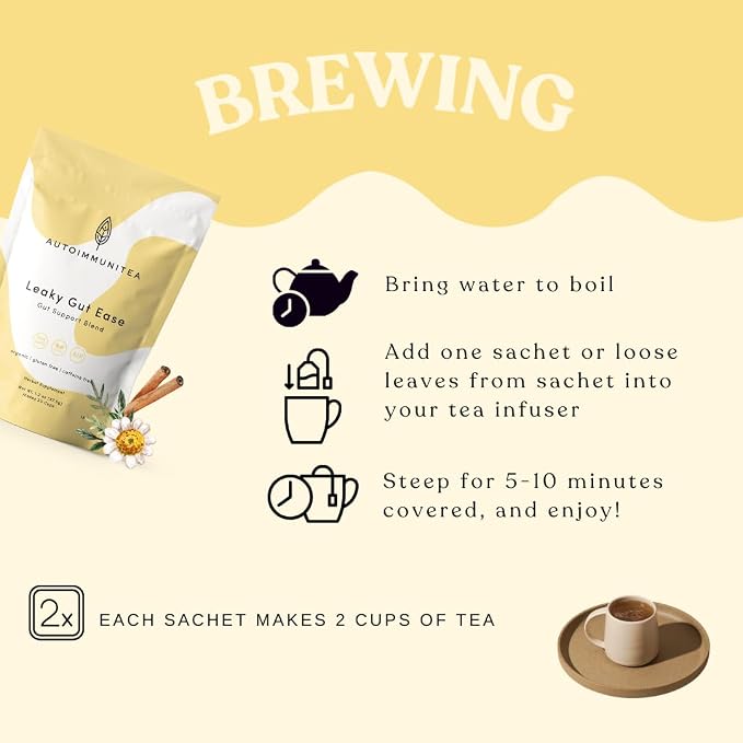 Organic Digestive Tea Loose Leaf Tea Bags – Stomach Soothe, Gut Health Tea, Tummy Tea, Debloating Tea, Marshmallow Root, Licorice Root, Chamomile, Caffeine Free AIP Leaky Gut Blend, 15 Count