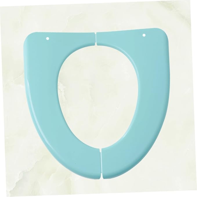 PartyKindom 2pcs Folding Potty Seat Cover Portable Plastic Toilet Training Cushion for Travel Home Use Lightweight Fits Standard Toilets for Adults