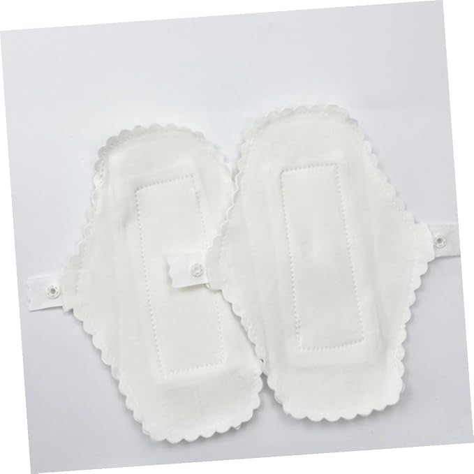 3pcs Washable Sanitary Pads Reusable Cloth Panty Liners Soft Leakproof Design for Women Travel Use