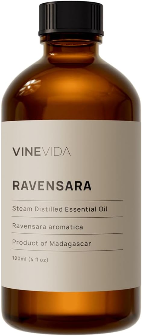 VINEVIDA Ravensara Essential Oil 4 oz - Undiluted, Pure, Vegan, and Sustainable