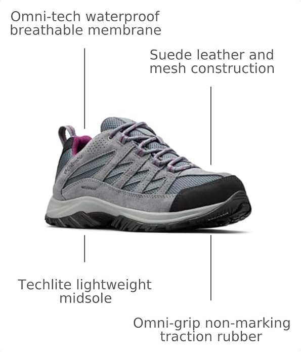 Columbia Women's Crestwood Waterproof Hiking Shoes