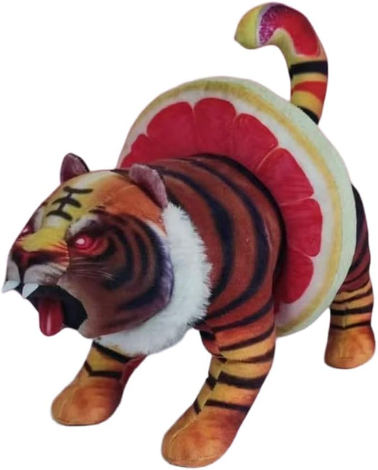 Zenitsu Italian Brainrot Plush Coccodrio Formaggioso Tigr Expressive Doll Funny & Unique Gift for Boys and Girls, Creative Home Décor Plush Toy for Christmas, Birthday