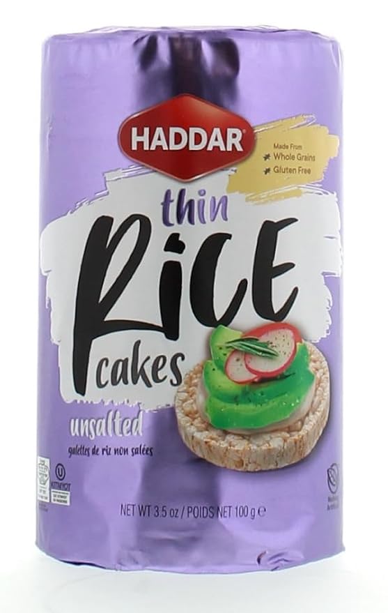 Haddar Multigrain Unsalted Rice cakes, 3.5 Oz