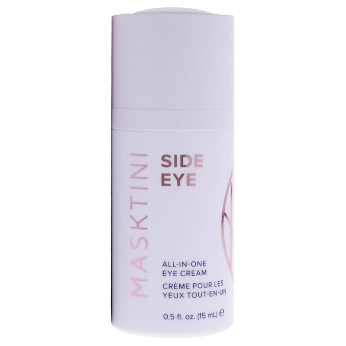 Masktini Side Eye All-in-One Eye Cream, 0.5 ounce - Face Moisturizer - with Apple and Green Tea Extracts - Collagen Boosting - Eye Cream for Puffiness (Pack of 2)