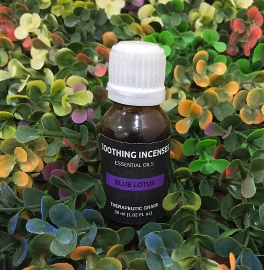 Blue Lotus Essential Oils ~ Pure Natural Aromatherapy Massage Oil - Therapeutic Grade - 100% Natural Incense - Pure Essential Oil (50 ml)